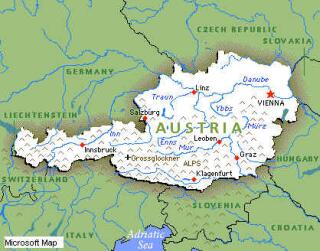 karta austrije linz Austrija karta austrije linz